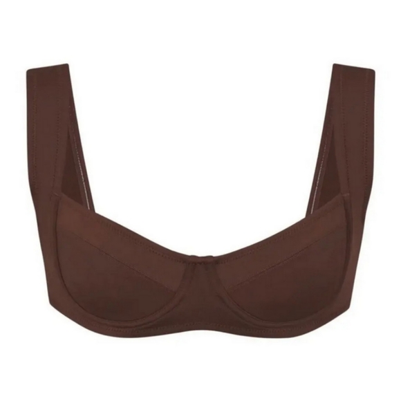 SKIMS Shaping Swim Unlined Underwire Bikini Top Womens 4X - Picture 4 of 5